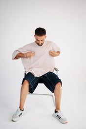 -20% | T-SHIRT OVERSIZED BOXY FIT // DUSTY ROSE
