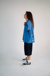 -20% | T-SHIRT OVERSIZED BOXY FIT // BLUE SUMMER