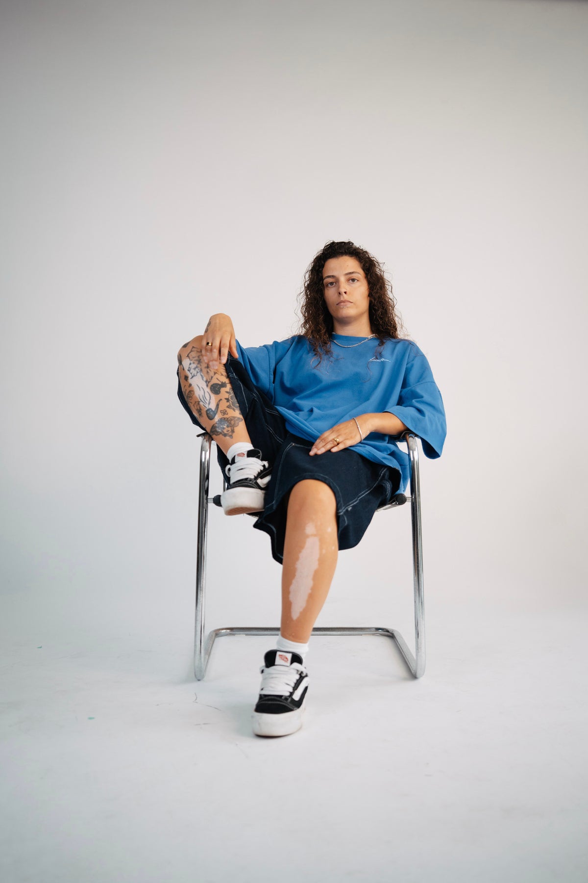 -20% | T-SHIRT OVERSIZED BOXY FIT // BLUE SUMMER